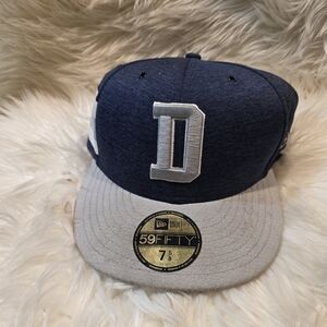 New Era Dallas Cowboys Navy and Gray Cap